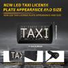 Taxischilder für Autos 12V LED-Lichtschild für Fahrer Hohe Helligkeit Anti-Rutsch-Panel Display Saugnapf Anzeige für Windschutzscheibe