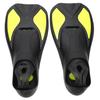 (Black Yellow XS) Outdoor Swimming Fins Soft Snorkel Diving Adult Shoes Black Yellow S