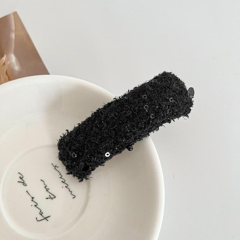 Clip Hair Accessories Woolen  Long Retro Bb Shape Barrettes Clip Side Clip Bang