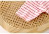 Striped Polo Collar A-Line Dress for Girls - Short-Sleeve Summer Outfit