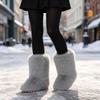 Imitation Raccoon Fur Boots Long Tube Winter Ladies Winter Imitation Fur Fox Fur Snow Boots