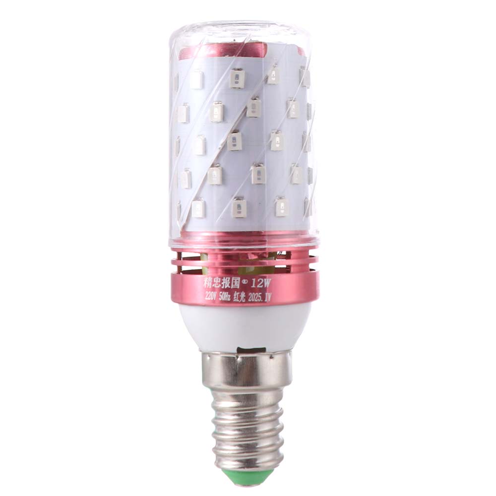 Practical Red Color E14/ E27 Corn Lights Energy Saving No Flicker LED Corn Bulbs Replace High Brightness LED Bulbs Living Room