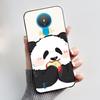 For Nokia 1.4 TA-1322 Trendy Black Phone Case For Nokia 6.2/Nokia 7.2 Lucky Koi Anti-Scratch Soft Shockproof Back Shell Cover