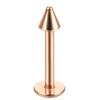 1PC G23 Titanium Spike Labret Piercing Lip Monroe Stud Nose Orelha Ear Cartilage Tragus Helix Piercing Punk Body Jewelry 16G