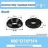 Colored Aluminum Alloy Countersunk Fish Eye Washers - M6/M8/M10