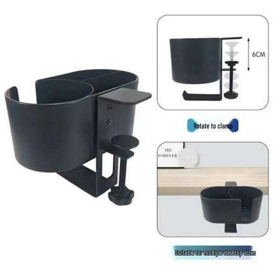 Multifunctional Desktop Storage Stand with Cup Holder