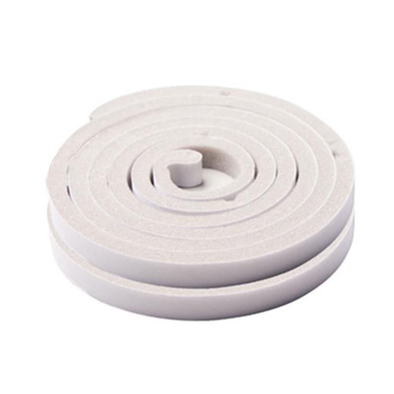 2 Rolls Self-adhesive Door And Window Sealing Strip Glass Window Anti-collision Rubber Strip Foam Sound Insulation Strip