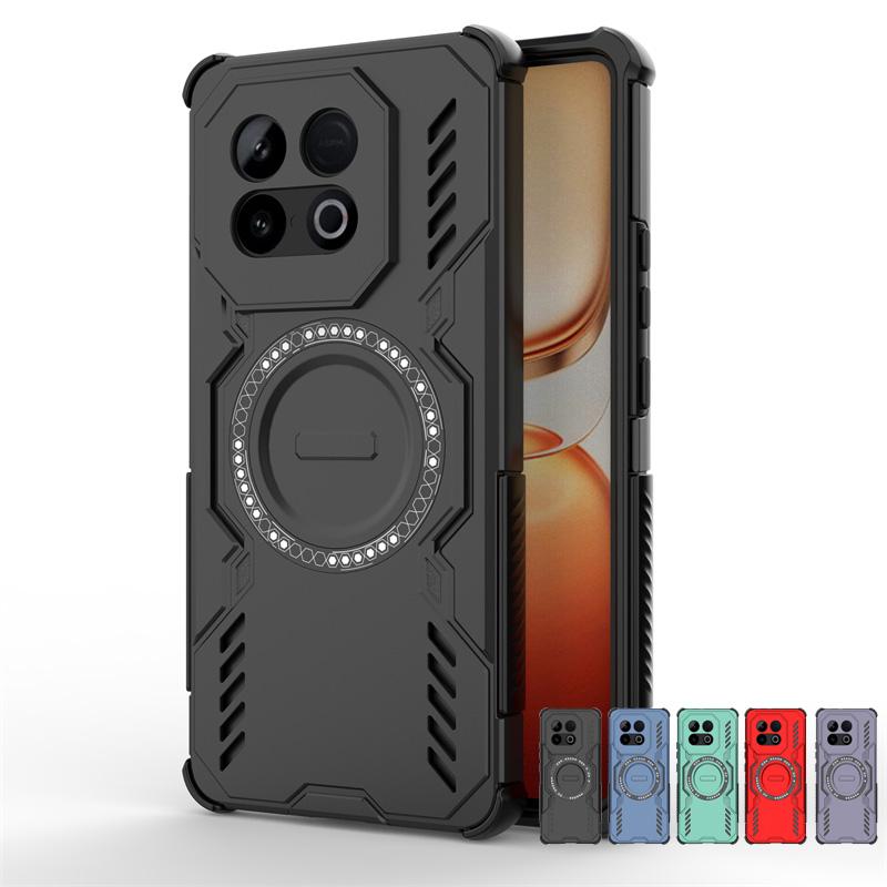 For Vivo iQOO Z10 Turbo Plus Case iQOO Z10Turbo Plus Magnetic Adsorption Wireless Charge Cover For Vivo iQOO Z10 Turbo Plus Case