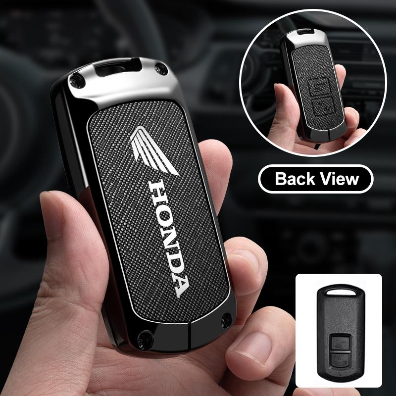 

Alloy Leather Car Remote Key Protection Cover Shell For Honda X ADV SH300 125 Forza 300 PCX PCX150 2018 Scoopy 2022 Airblade