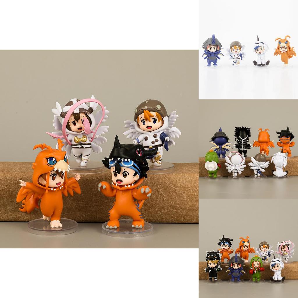 Exquisite Pvc Anime Figurines Digimon Taichi Yamato Sora Koushiro Mimi Collectible Set