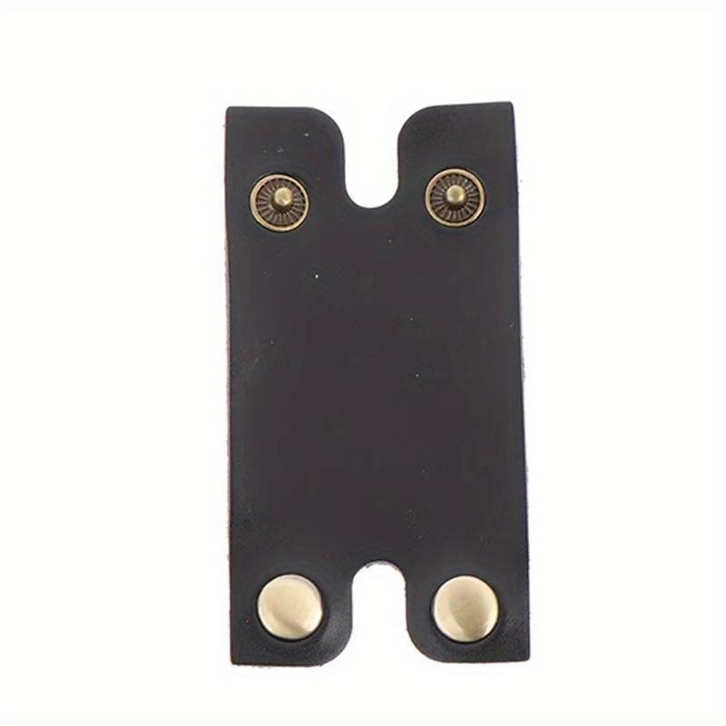 1pc Razor Protective Cover Safety Razor Leather Protective Cover Cutter Head Protective Cover Without Razor 85*45mm
