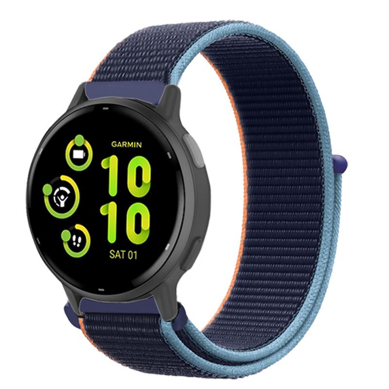 20mm 22mm Nylon Strap For Garmin Forerunner 55 165 265 255 Replacement wristband for Gramin Active 5/Vivomove Trend/Vivoactive 5