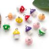 3D Resin Mushroom Pendant Charm for DIY Keychain & Bracelet Jewelry
