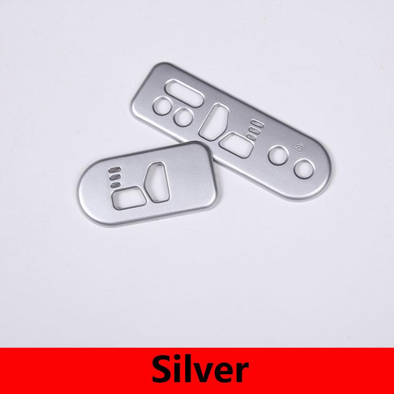 

Для Hummer H2 2003-07 Стайлинг автомобиля ABS углеродное волокно/серебристый переключатель памяти автокресла рамка крышка Накладка наклейка автомобиля серебряный