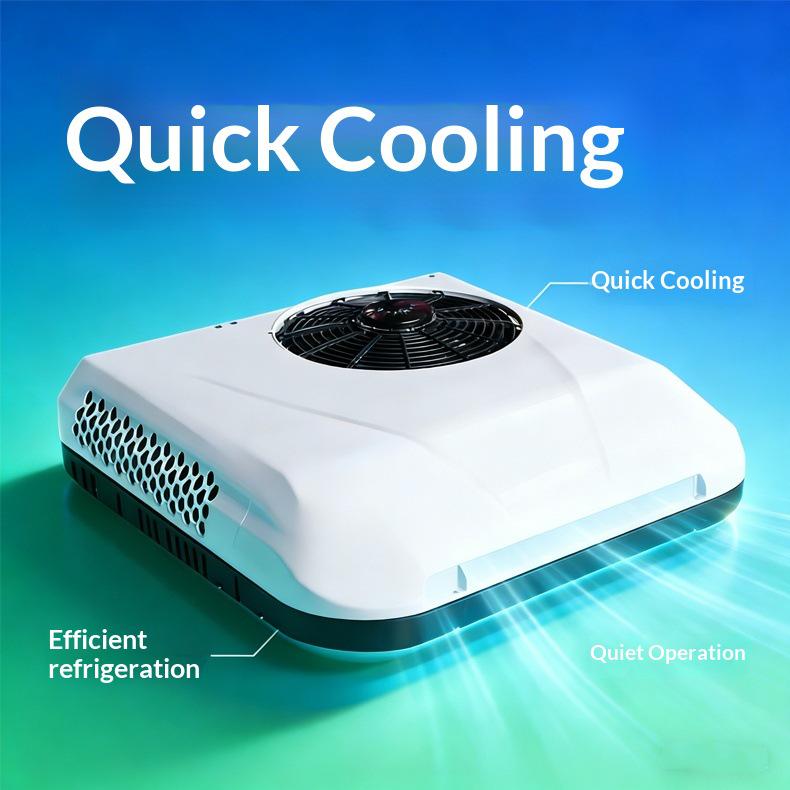 High-Capacity Electric Variable Frequency Top-Mounted Air Conditioner 12V/24V for Light Trucks & RVs