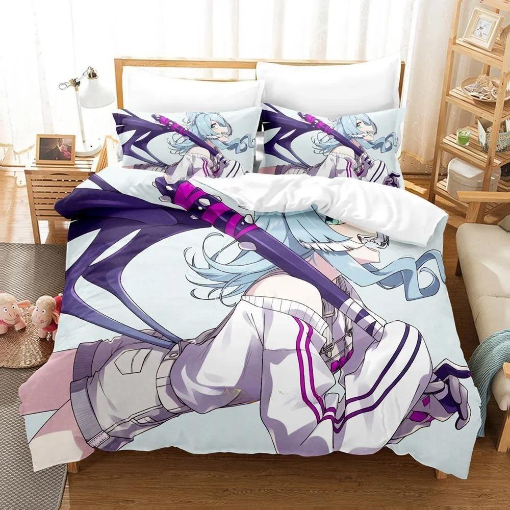 3D Print Anime Kawaii Girl Elira Pendora Bedding Set Single Twin Full Queen King Size Bed Set Adult Kid Bedroom Duvet Cover Sets