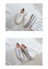 Autunno 2026 Scarpe Basse da Donna Stile Britannico Brogue Intagliate con Lacci Piattaforma