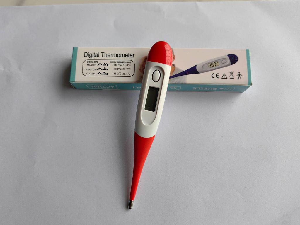 Digitales Thermometer mit weicher Spitze für orale, axilläre und den Hausgebrauch
