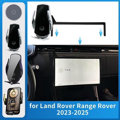 Car Phone Holder for Land Rover Range Rover  2024 2025 Sport  Charging GPS Bracket Navigation Stand Auto Accessories