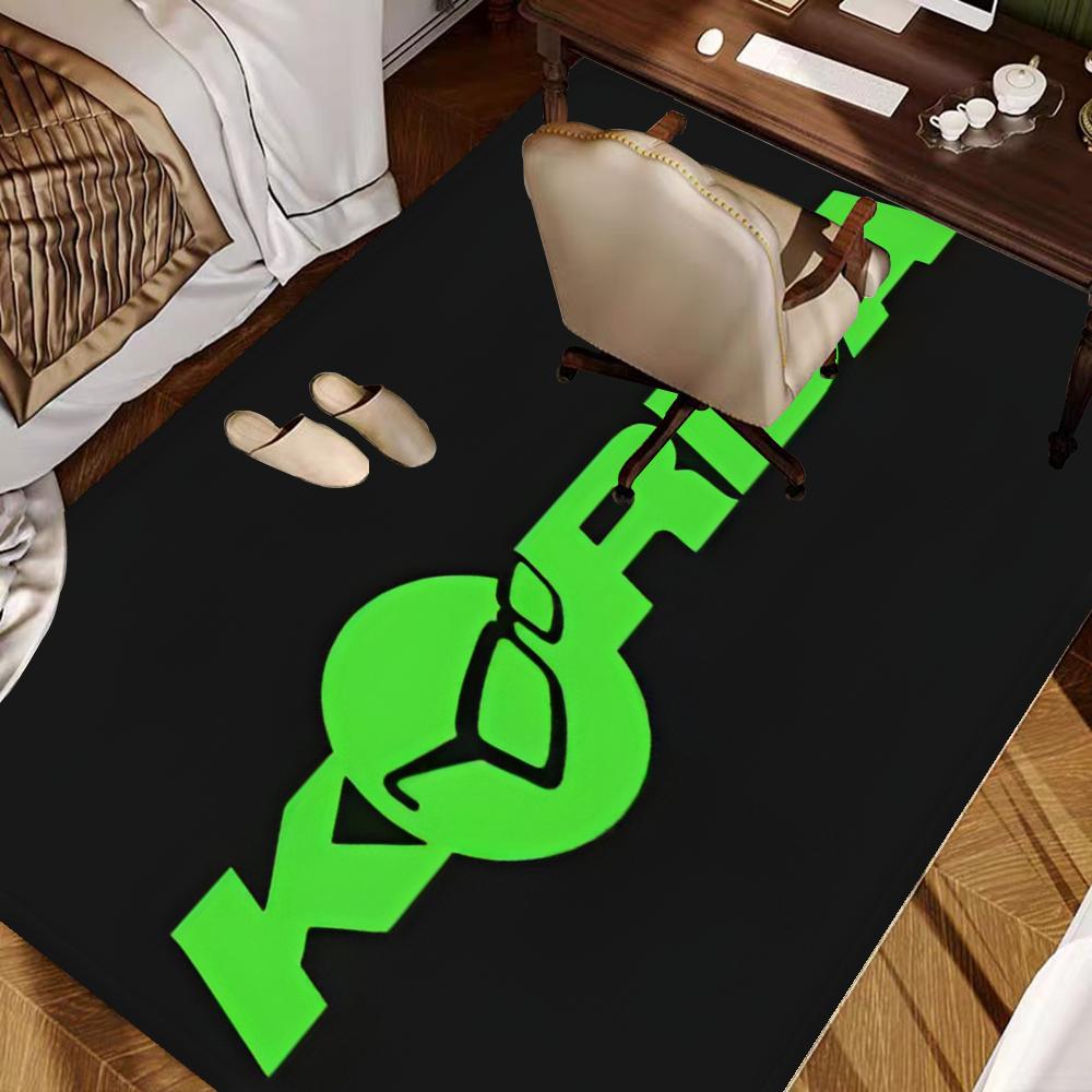 K-Korda F-Fishing Logo Floor Mat Non-Slip Laundry Room Mat Laundry Decor Balcony Child Living Room Household Carpets