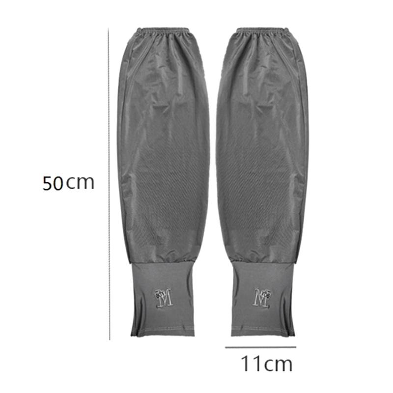 1 Paar Herren Eis-Armstulpen Sonnenschutz Elastische Fahrhandschuhe Outdoor UV-Schutz Armstulpen Leichtgewichtige Kühle Stulpen