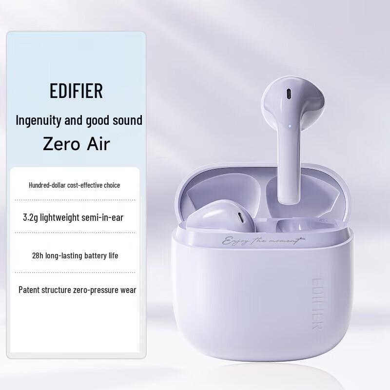 Edifier Zero Air True Wireless Semi-in-ear Earbuds