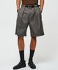 NOIRER Wool Slouch Half Slacks (Brown)