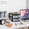 Transparent Drawer-Style Desktop Storage Box for Household Items and Cosmetics