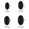 60Pcs(10 Groups) 6-20# Oval Luminous Space Beans Stopper Carp Line Stopper High Concentricity Rubber Float Catfish Flotador