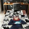 Jujutsu Kaisen Pattern Rug, Indoor/Outdoor Mat, for Picnic, Gameroom, Bedroom, Office, Living Room, Home Decor Carpet, Birthday Gift