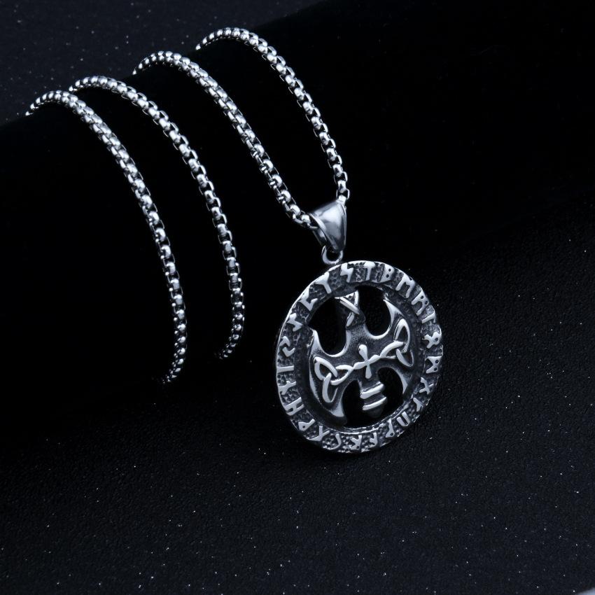 Cross Pendant Necklace European and American Fashion Accessories 60CM