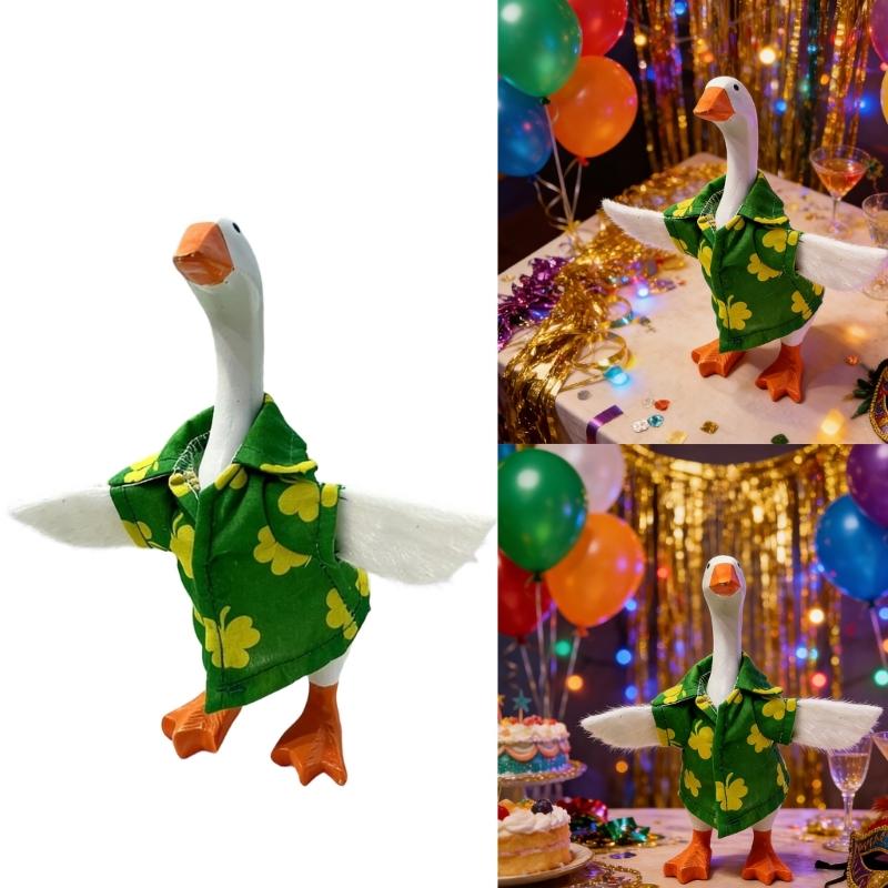 User Friendly Polyester Mini Geese Holiday Ornament for Festival Decoration Long Time Easy Party Fun Family Bondings