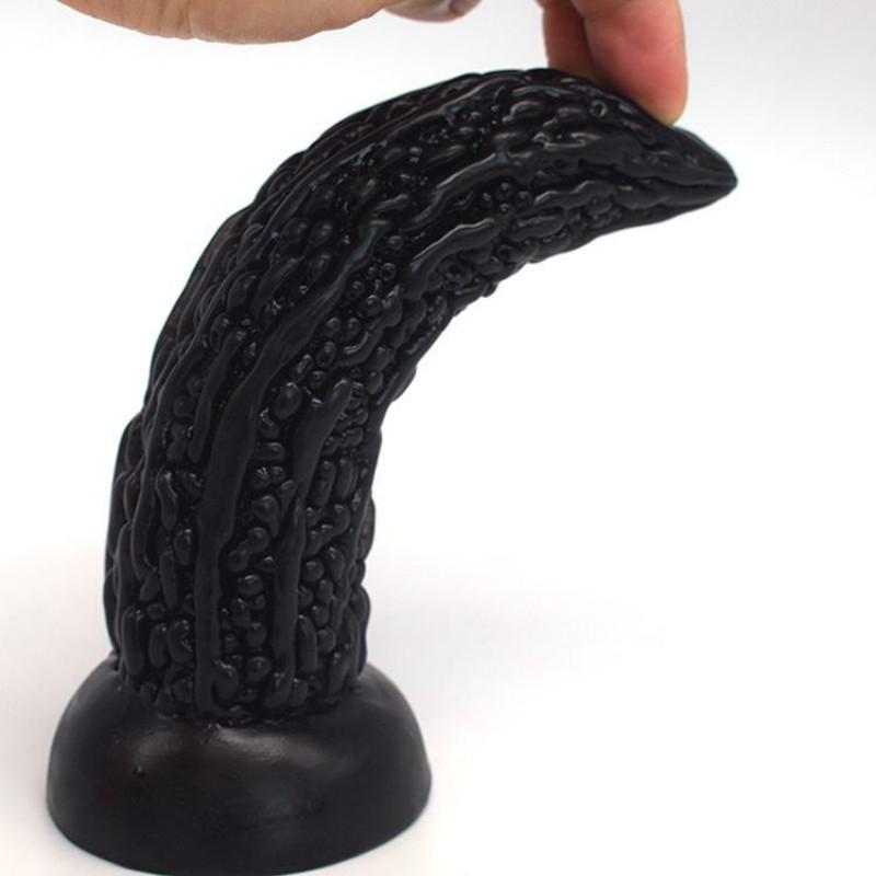 Big Silicone Simulate Dildos with Momordica Skin Surface Anal Plugs Masturbation Sex Toys for Women