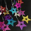Colorful Heart Laser Sequined Rain Balloon Pendant Romantic Wedding Room Birthday Party Decoration Balloon Accessories