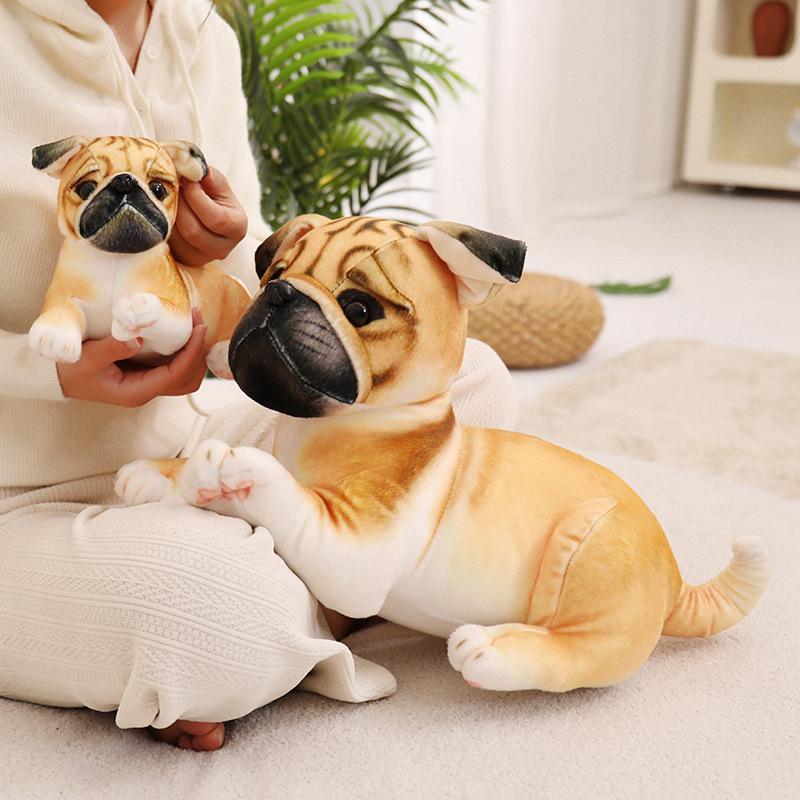 Cute Simulation Puppy Dog Spotted Dog Doll Plush Toy Shar Pei Dog Husky Doll Children's Doll