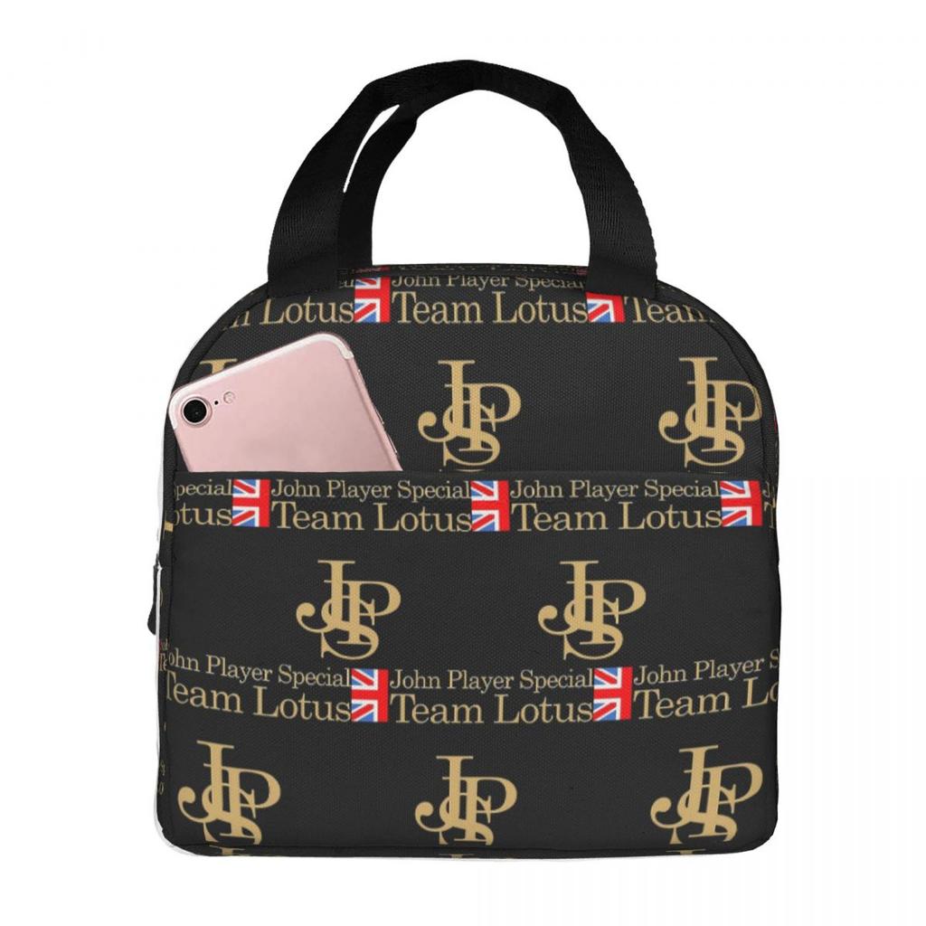 JPS John Player Special Insulated Lunch Bag for Women Children Portable Food Boxes Thermal Lunch Box Tote