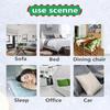 1pc, Soft  Plush Geometric Style Cushion Cover With Double Sided ,Home Decor, Bedroom,Living Room,18'' *18''/45cm* 45cm, No Pillow Core