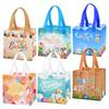 6Pcs Happy Easter Gift Bag Nonwoven Fabric Rabbit Eggs Cookies Candy Packaging Bag Kids Favors Easter Party Decoration Supplies