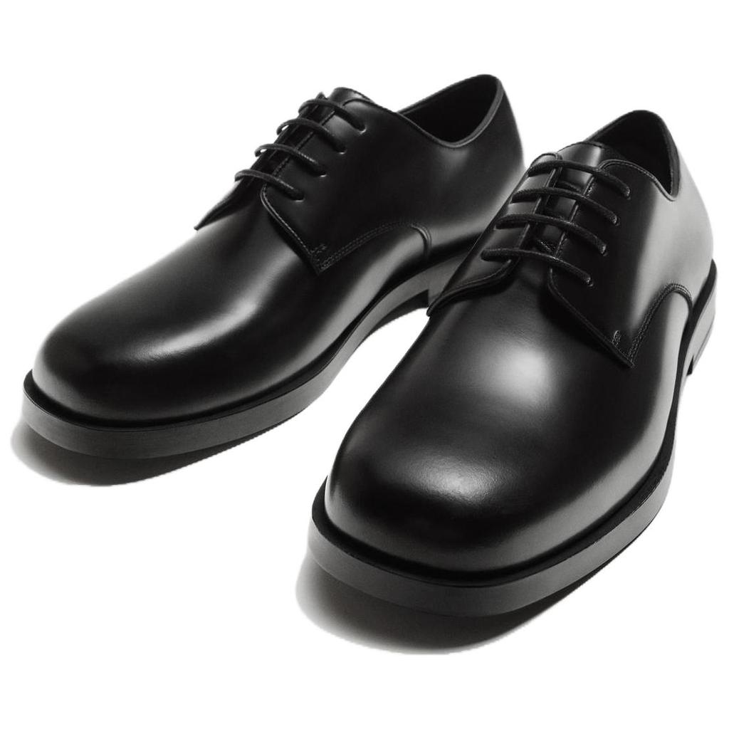 ZARA Fashionable Comfortable Formal Leather Shoes Men Shoes Black 12471520800