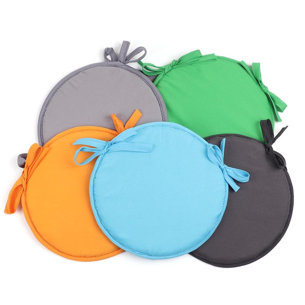 LIULAN,Fashion Solid Color Removable Tie-on Kitchen Office Dining Sofa Car Chair Pads Seat Cushion 30,Green