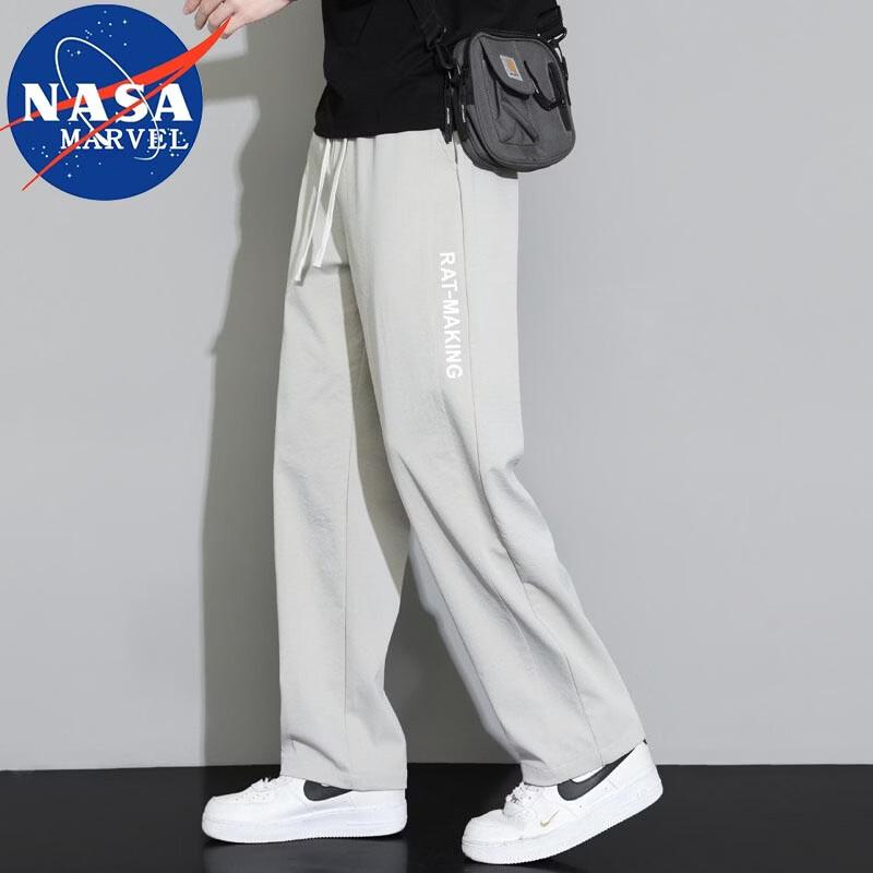 NASA MARVEL Men s Loose Straight-Leg Casual Pants 2XL