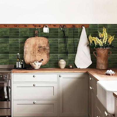 Waterproof Self Adhesive Tile Wall Stickers Oil-proof Anti Fouling Wall Decal Moisture-proof Heat-resistant Stove Sticker