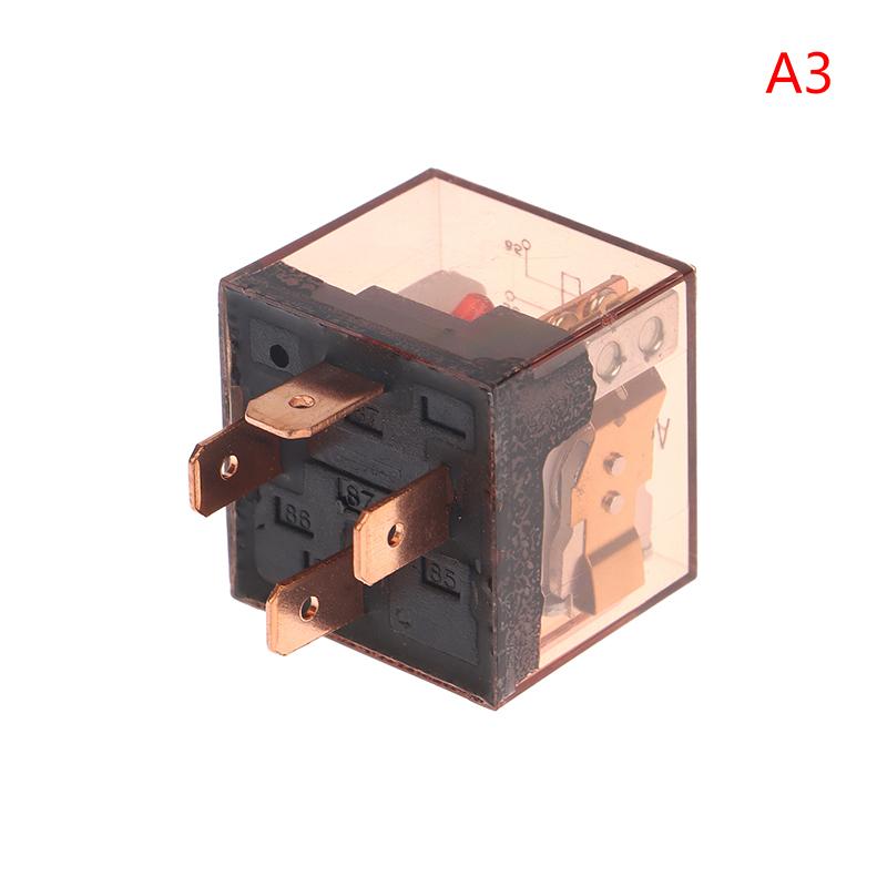 Dc 12V 24V Waterproof Automotive Relay 4/5Pin Spdt Car Control Device 100A With Light Car Relays Control Switch
