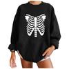 Halloweenská dámská mikina s dlouhým rukávem Dámská vycpávka s dlouhým rukávem