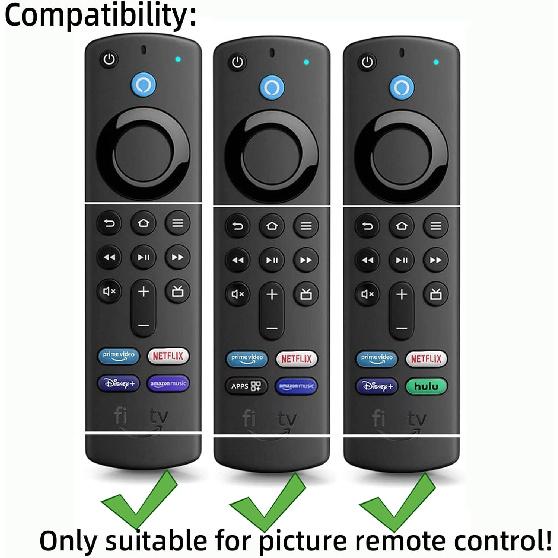 Silicone Remote Cover for Fire TV Stick 3rd Gen 2021 /Fire TV Stick 4k Max Silicone Case Anti-Slip Silicone Protective Case Silicone Sleeve with