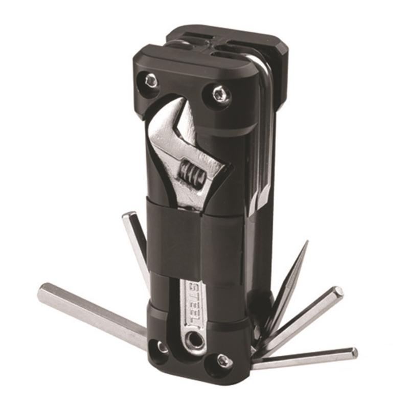 

Portable All Purpose Repair Combination Tool Set With Durability Construction Socket Hex Key For Camping And Cycling чёрный
