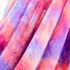Travel Cover Tie Dye Print Office Nap Blankets Velvet Bed 1Pc Warm Rainbow Plush Blanket