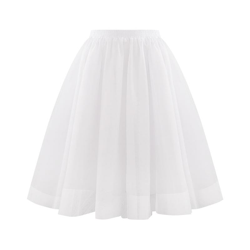 Women’s Skirts Spring Summer Trendy Fairy-style Plus-size Tulle Puff-skirt Plus-size Slimming Fluffy Layered Tulle Tutu Skirt