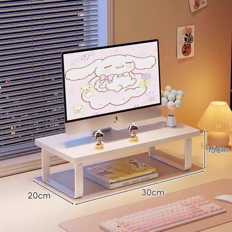 Gaming Desk with Keyboard Tray and Monitor Stand