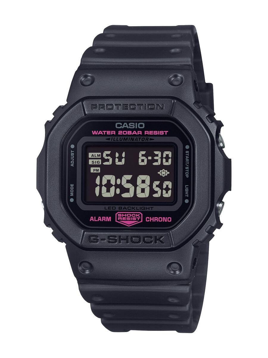 

РОЗОВАЯ ЛЕНТА [G-Shock] []DW-5600PK-1JR чёрный